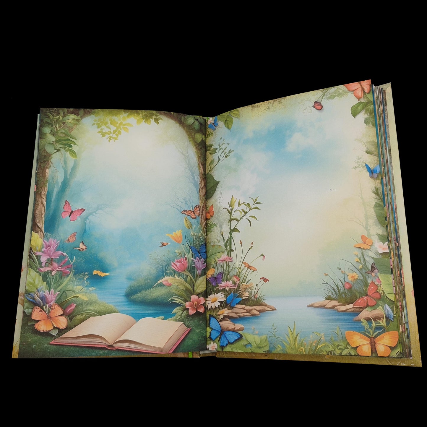 Illustriertes Notizbuch | Motiv Happy Meadow | DIN A5 Hardcover | 160 Seiten