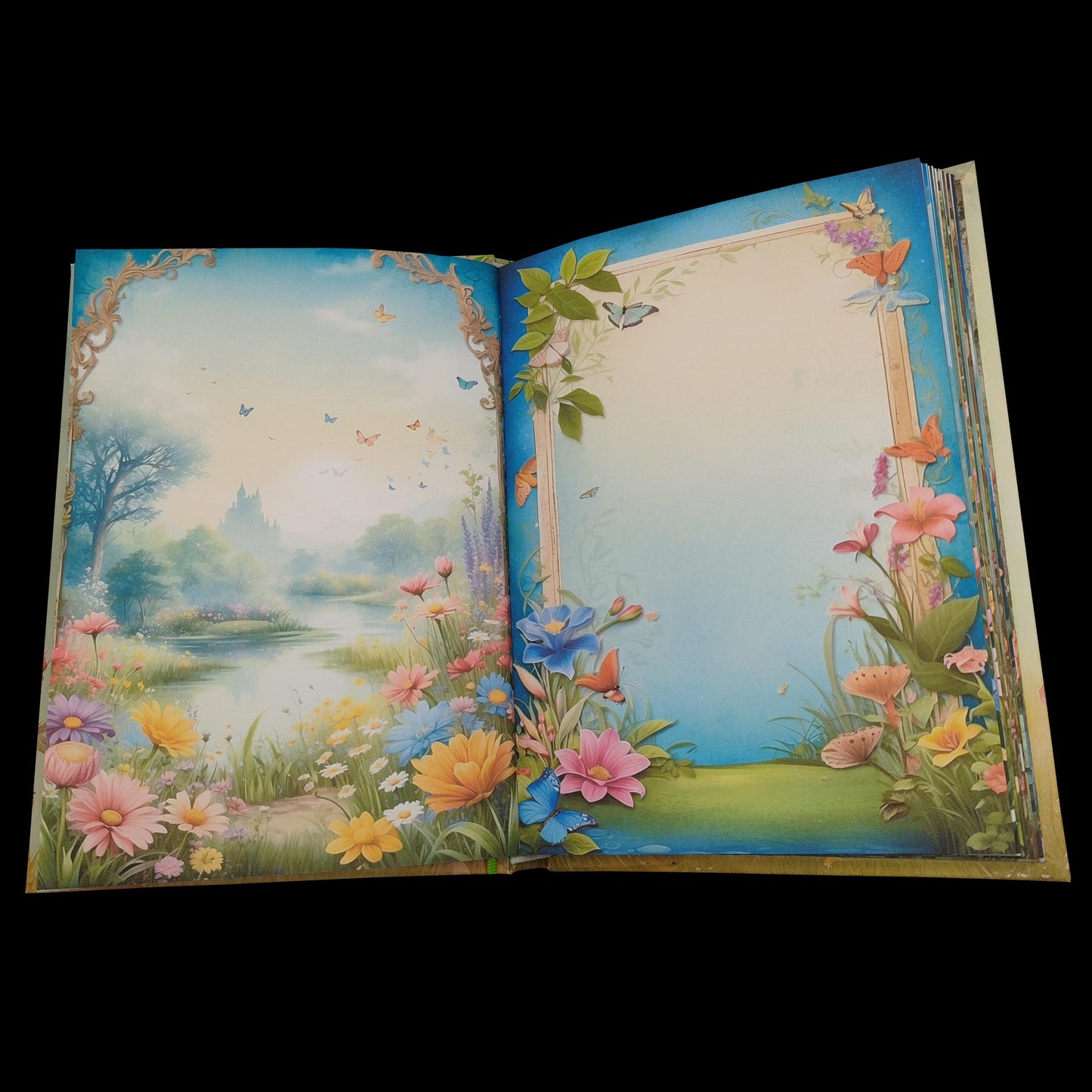 Illustriertes Notizbuch | Motiv Happy Meadow | DIN A5 Hardcover | 160 Seiten
