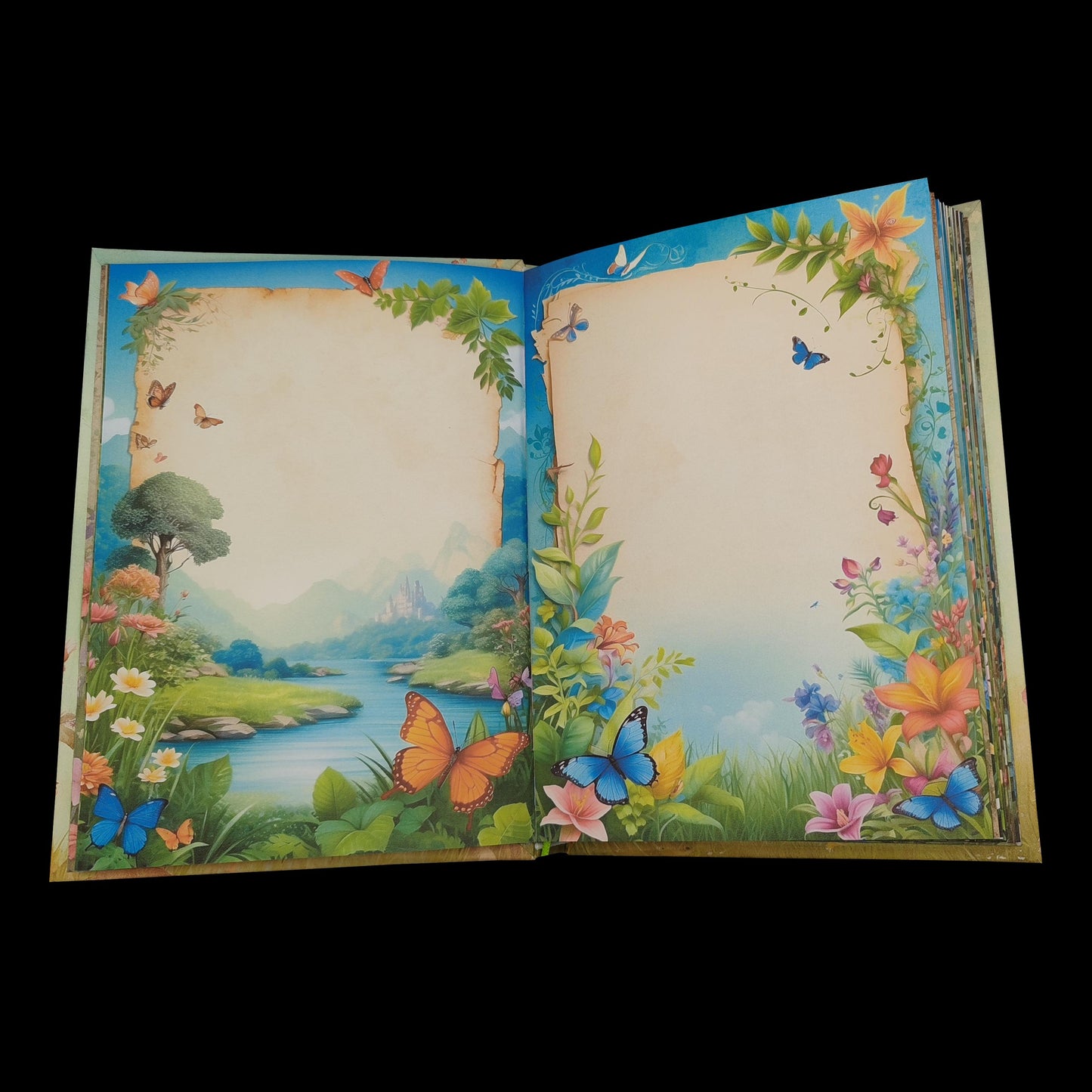 Illustriertes Notizbuch | Motiv Happy Meadow | DIN A5 Hardcover | 160 Seiten