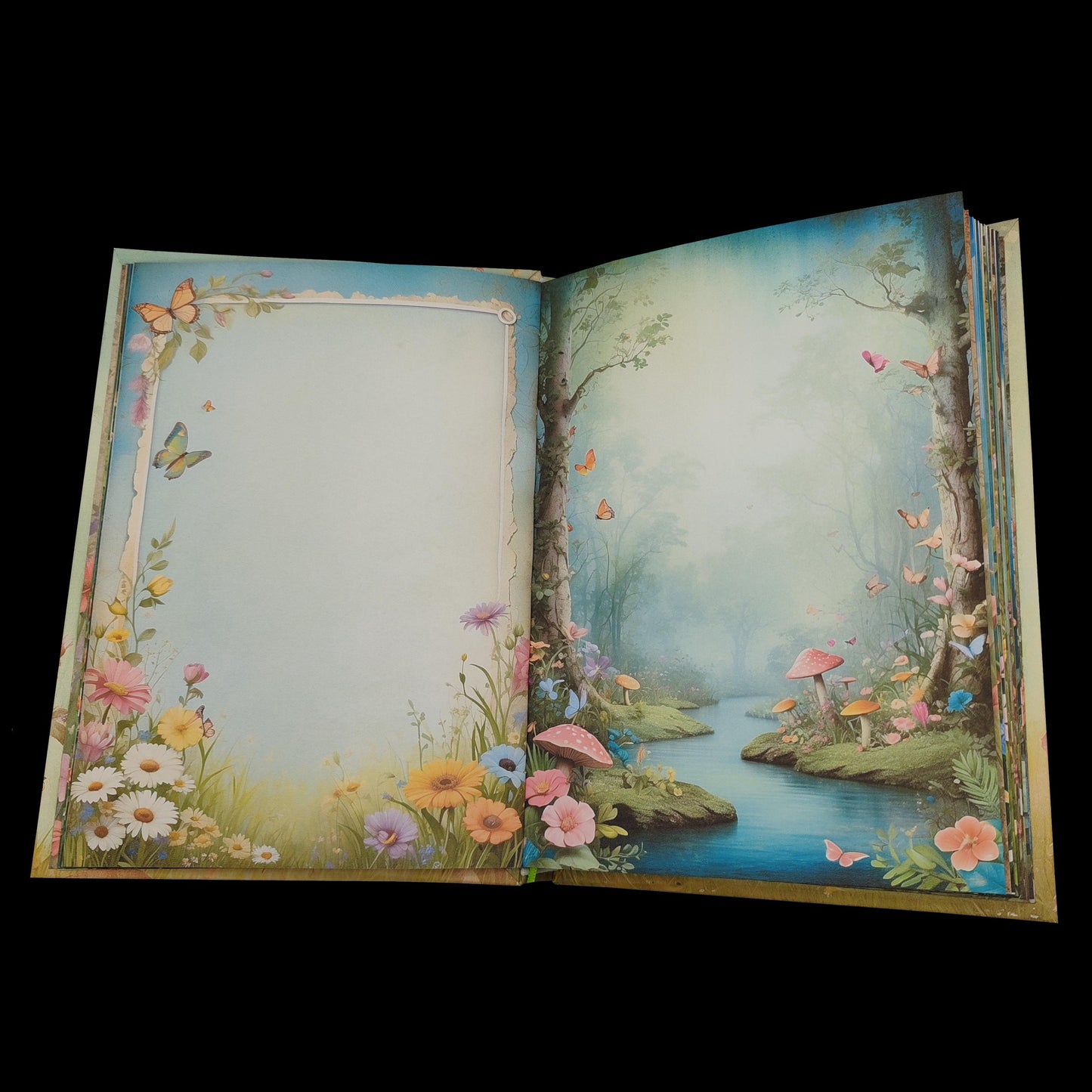 Illustriertes Notizbuch | Motiv Happy Meadow | DIN A5 Hardcover | 160 Seiten