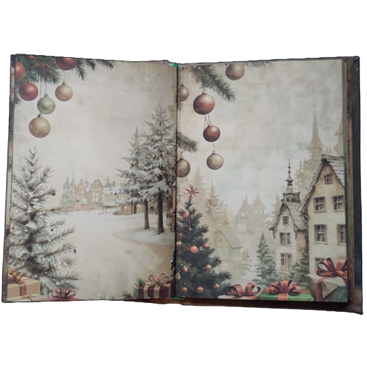 Illustriertes Notizbuch | Motiv Letters from December | DIN A5 Hardcover | 160 Seiten