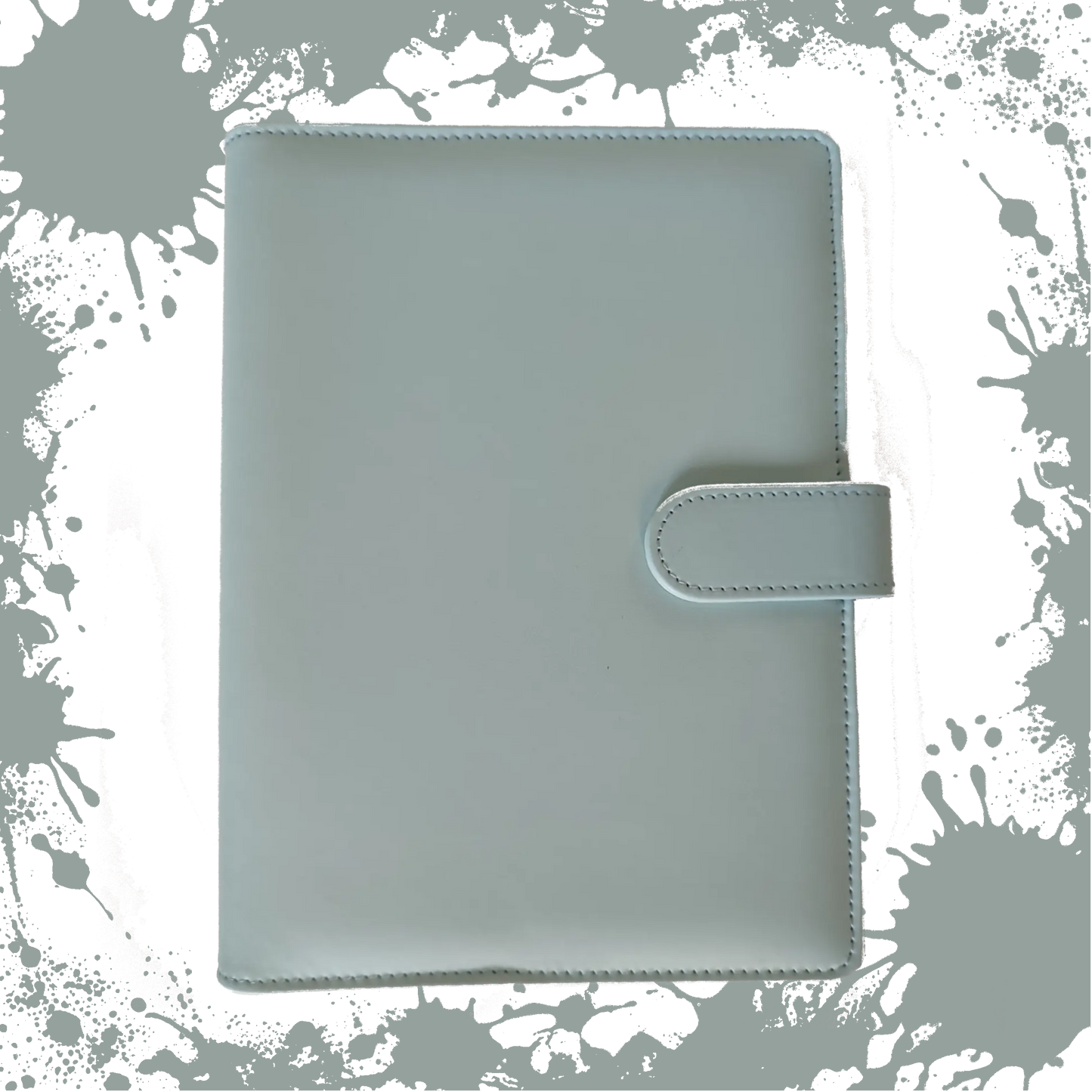 Ringbuch | Ringordner Mint-Blau | 6-Ring-Mechanik | DIN A5 | Magnetverschluss