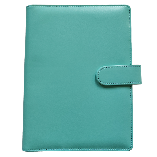 Ringbuch | Ringordner Mint-Grün | 6-Ring-Mechanik | DIN A5 | Magnetverschluss