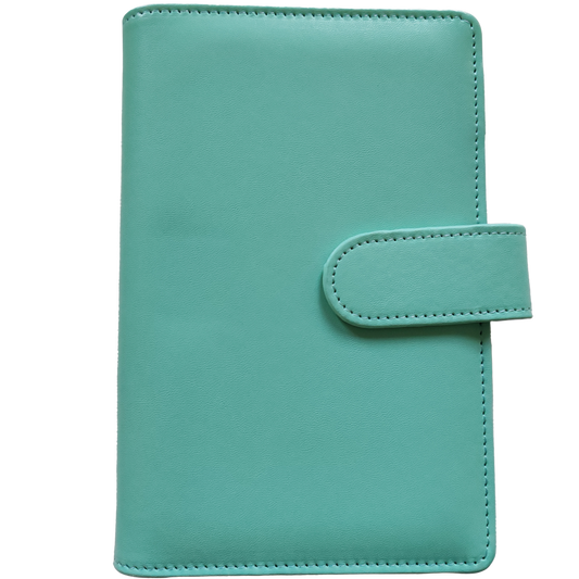 Personal Size / DIN A6 Ringbuch | Ringbinder Mint-Grün | 6-Ring-Mechanik