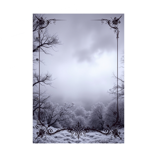 DIN A5 Ringbucheinlagen 6-fach Lochung mit Motiv | Bild Mystic Fog 10