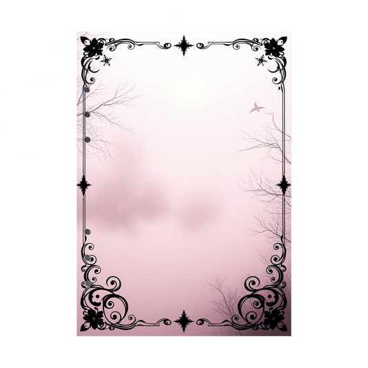 DIN A5 Ringbucheinlagen 6-fach Lochung mit Motiv | Bild Mystic Fog 105