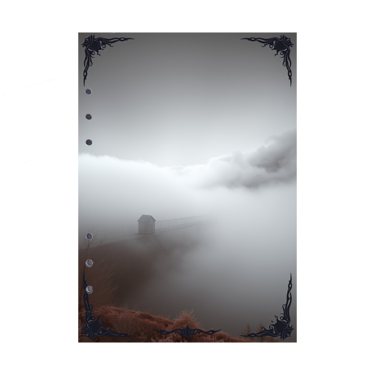 DIN A5 Ringbucheinlagen 6-fach Lochung mit Motiv | Bild Mystic Fog 106