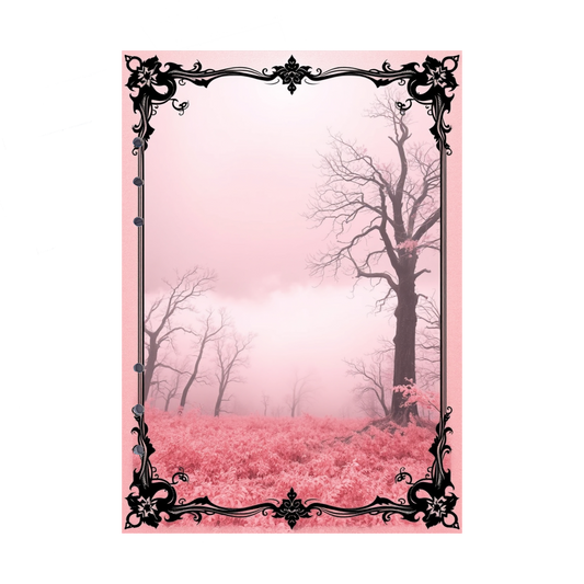 DIN A5 Ringbucheinlagen 6-fach Lochung mit Motiv | Bild Mystic Fog 1