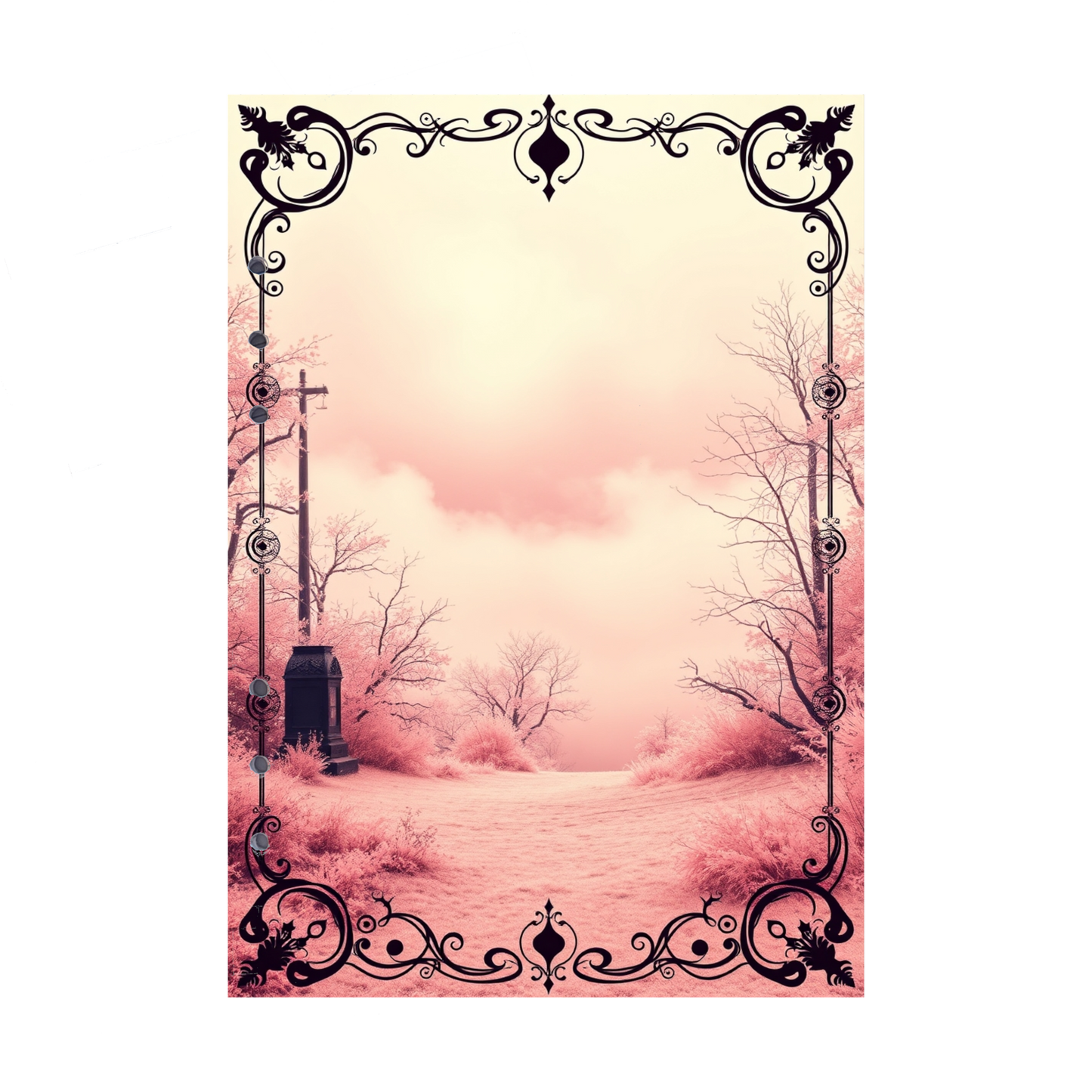 DIN A5 Ringbucheinlagen 6-fach Lochung mit Motiv | Bild Mystic Fog 13