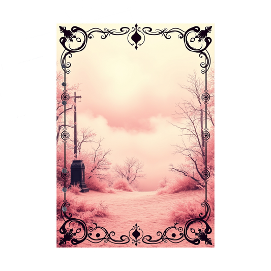 DIN A5 Ringbucheinlagen 6-fach Lochung mit Motiv | Bild Mystic Fog 13