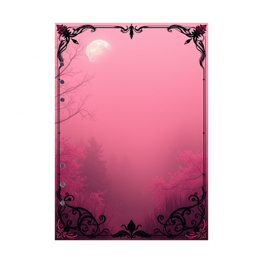 DIN A5 Ringbucheinlagen 6-fach Lochung mit Motiv | Bild Mystic Fog 15