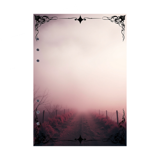 DIN A5 Ringbucheinlagen 6-fach Lochung mit Motiv | Bild Mystic Fog 16