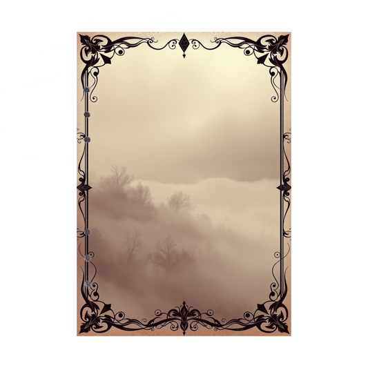 DIN A5 Ringbucheinlagen 6-fach Lochung mit Motiv | Bild Mystic Fog 17