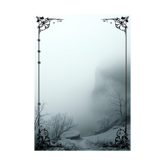 DIN A5 Ringbucheinlagen 6-fach Lochung mit Motiv | Bild Mystic Fog 19