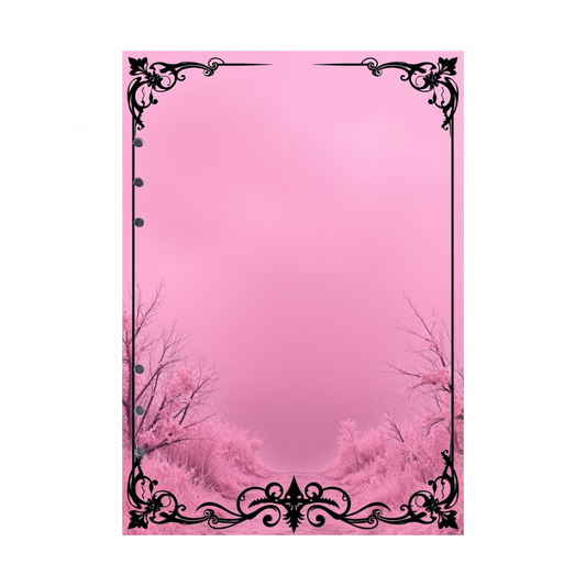 DIN A5 Ringbucheinlagen 6-fach Lochung mit Motiv | Bild Mystic Fog 21