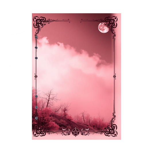 DIN A5 Ringbucheinlagen 6-fach Lochung mit Motiv | Bild Mystic Fog 23