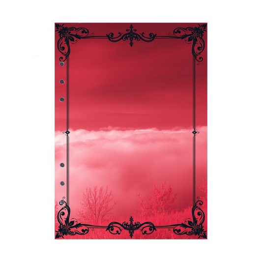 DIN A5 Ringbucheinlagen 6-fach Lochung mit Motiv | Bild Mystic Fog 27