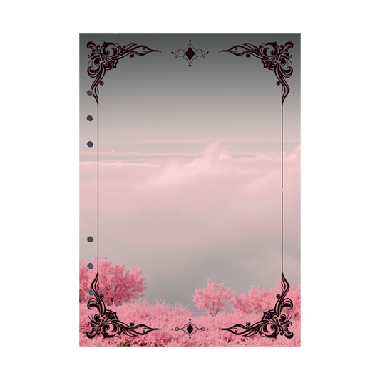 DIN A5 Ringbucheinlagen 6-fach Lochung mit Motiv | Bild Mystic Fog 29