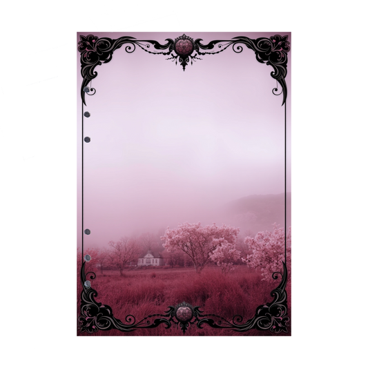 DIN A5 Ringbucheinlagen 6-fach Lochung mit Motiv | Bild Mystic Fog 32