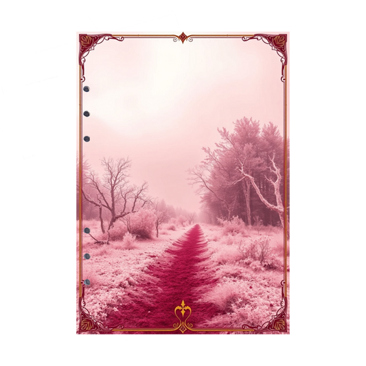 DIN A5 Ringbucheinlagen 6-fach Lochung mit Motiv | Bild Mystic Fog 35