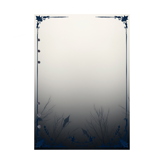 DIN A5 Ringbucheinlagen 6-fach Lochung mit Motiv | Bild Mystic Fog 37