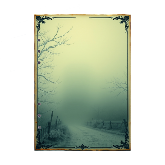 DIN A5 Ringbucheinlagen 6-fach Lochung mit Motiv | Bild Mystic Fog 38