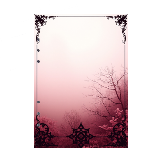 DIN A5 Ringbucheinlagen 6-fach Lochung mit Motiv | Bild Mystic Fog 39