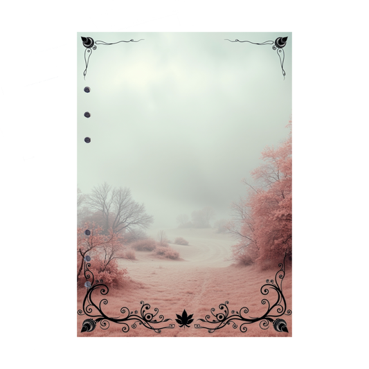 DIN A5 Ringbucheinlagen 6-fach Lochung mit Motiv | Bild Mystic Fog 41