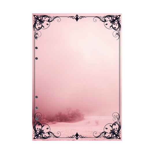 DIN A5 Ringbucheinlagen 6-fach Lochung mit Motiv | Bild Mystic Fog 42