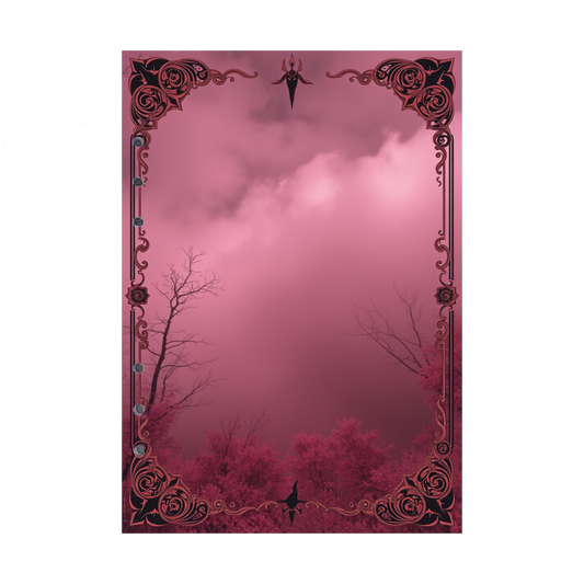 DIN A5 Ringbucheinlagen 6-fach Lochung mit Motiv | Bild Mystic Fog 44