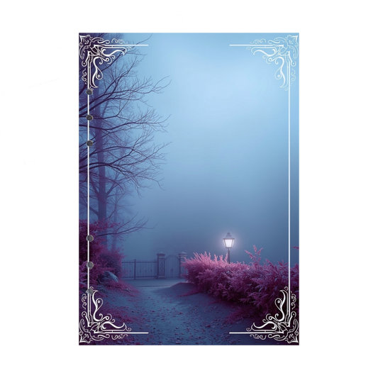 DIN A5 Ringbucheinlagen 6-fach Lochung mit Motiv | Bild Mystic Fog 46