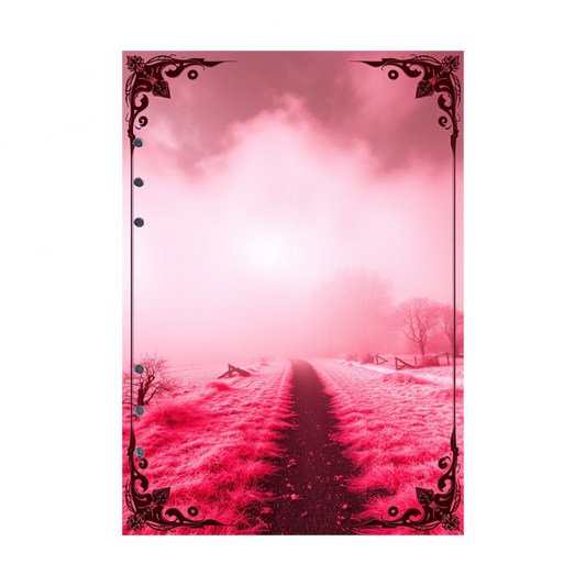 DIN A5 Ringbucheinlagen 6-fach Lochung mit Motiv | Bild Mystic Fog 48