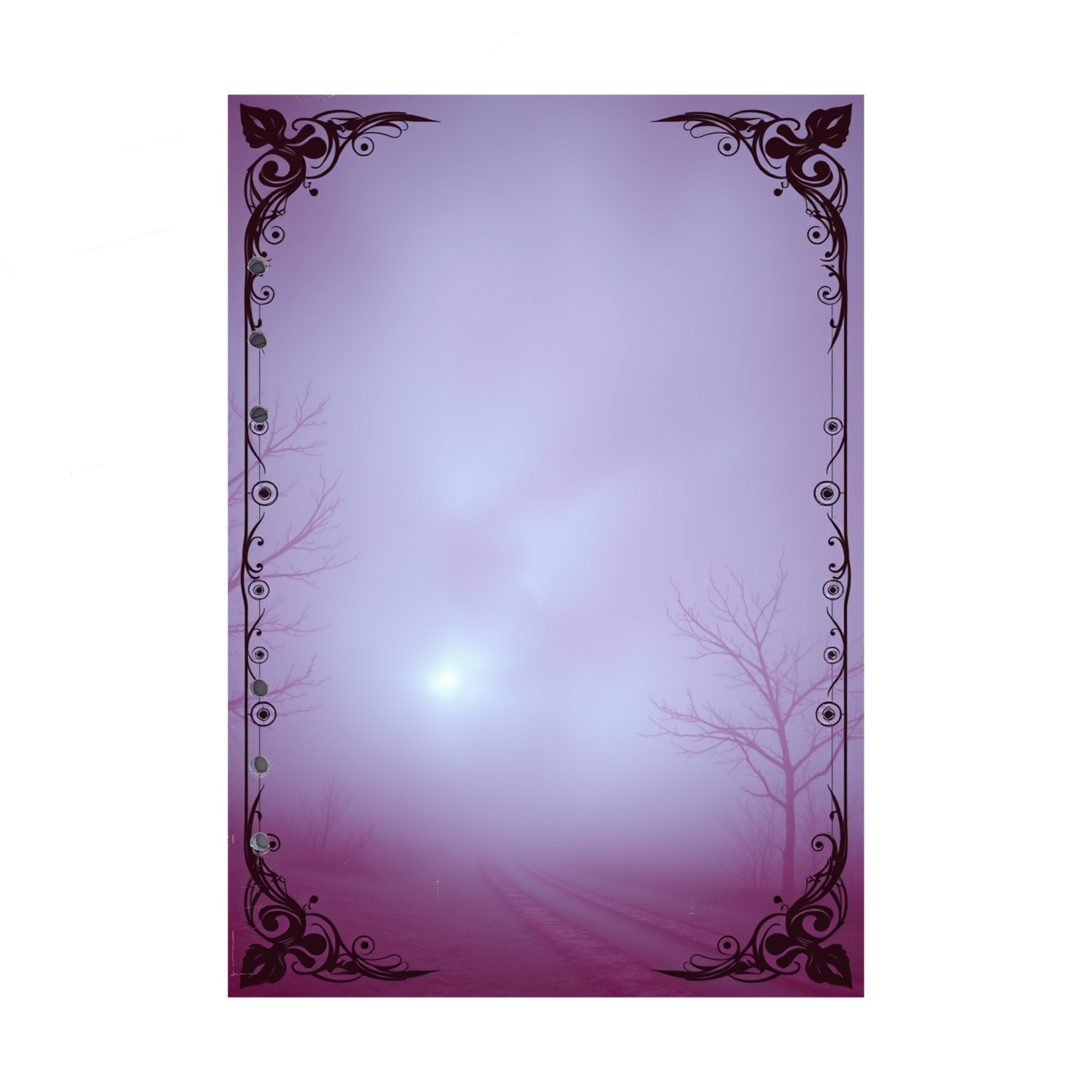 DIN A5 Ringbucheinlagen 6-fach Lochung mit Motiv | Bild Mystic Fog 5
