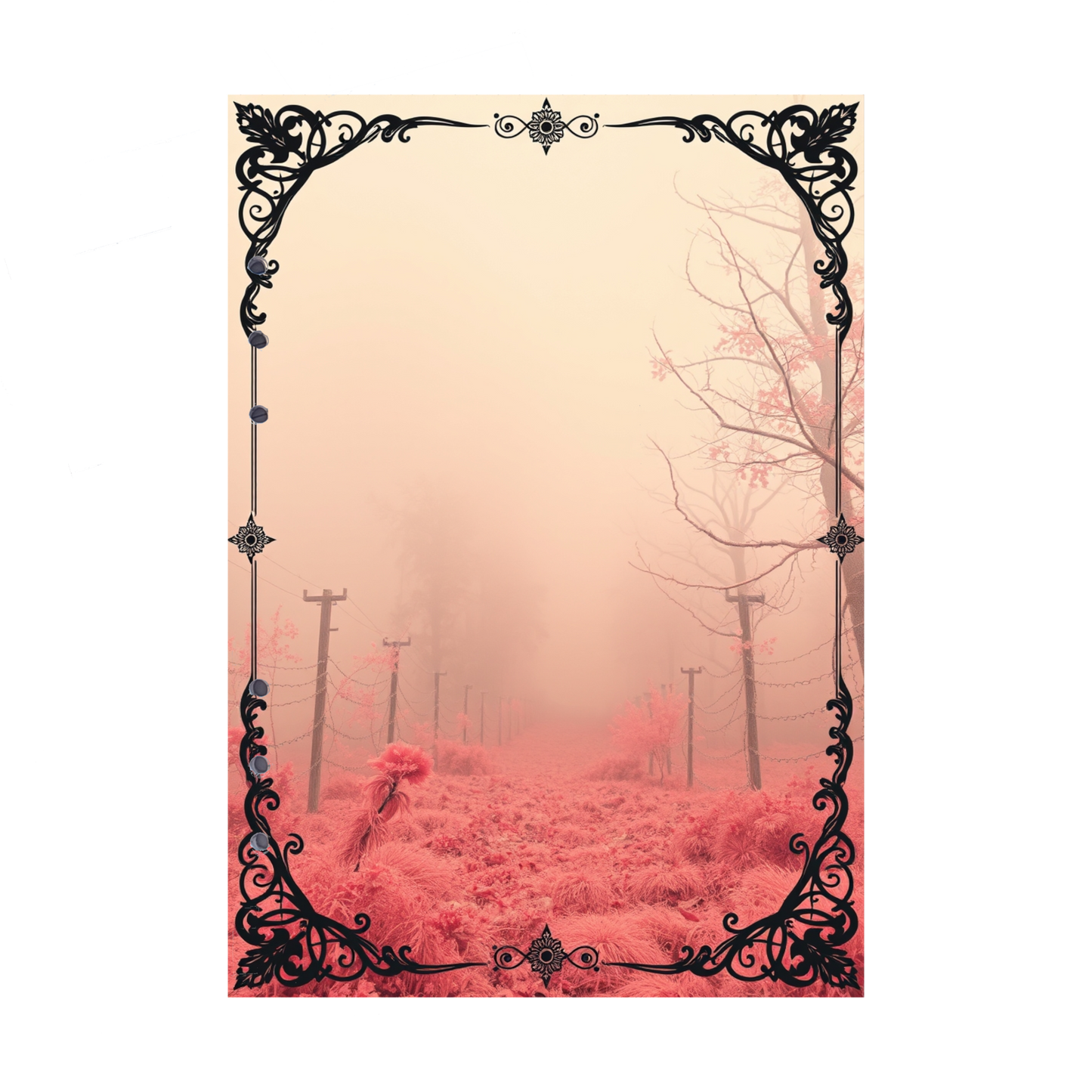 DIN A5 Ringbucheinlagen 6-fach Lochung mit Motiv | Bild Mystic Fog 51