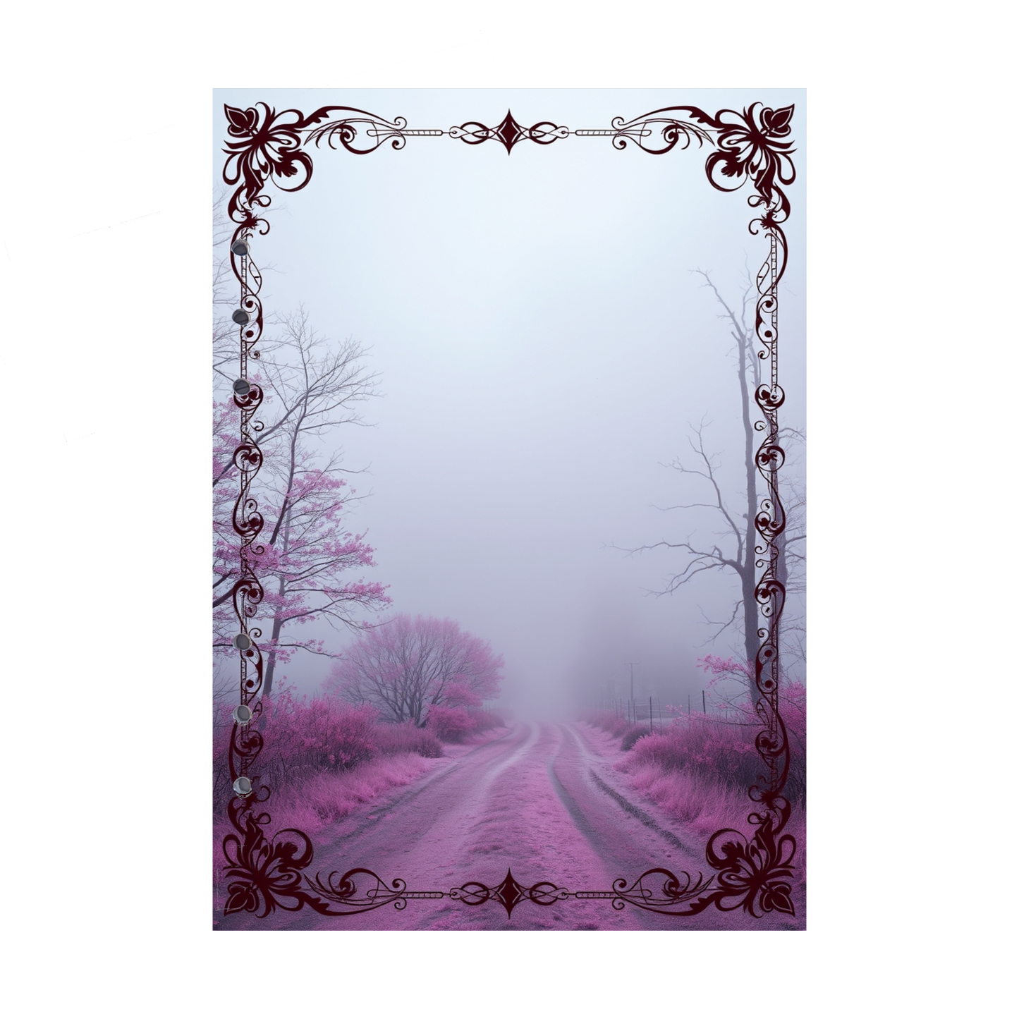 DIN A5 Ringbucheinlagen 6-fach Lochung mit Motiv | Bild Mystic Fog 52