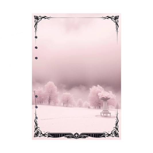 DIN A5 Ringbucheinlagen 6-fach Lochung mit Motiv | Bild Mystic Fog 54