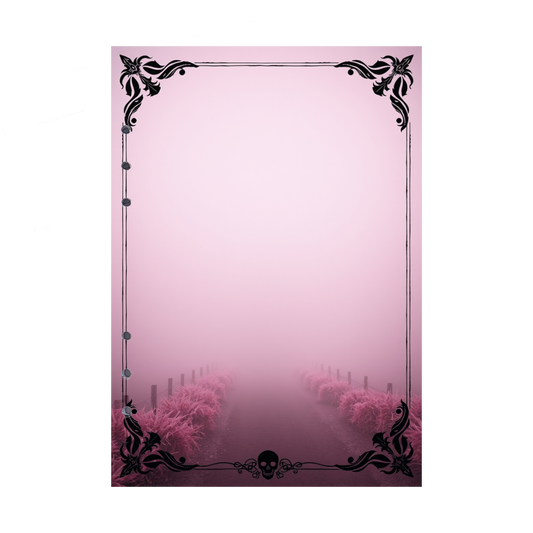 DIN A5 Ringbucheinlagen 6-fach Lochung mit Motiv | Bild Mystic Fog 57