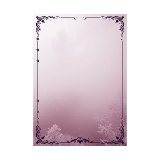 DIN A5 Ringbucheinlagen 6-fach Lochung mit Motiv | Bild Mystic Fog 59