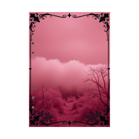 DIN A5 Ringbucheinlagen 6-fach Lochung mit Motiv | Bild Mystic Fog 63