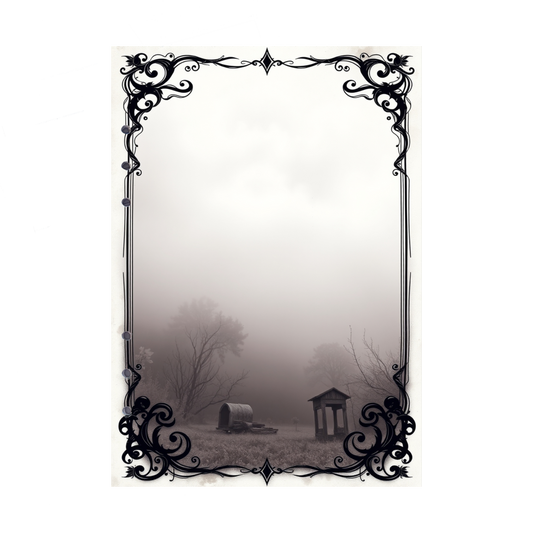 DIN A5 Ringbucheinlagen 6-fach Lochung mit Motiv | Bild Mystic Fog 67