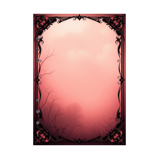 DIN A5 Ringbucheinlagen 6-fach Lochung mit Motiv | Bild Mystic Fog 68