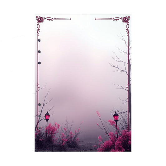 DIN A5 Ringbucheinlagen 6-fach Lochung mit Motiv | Bild Mystic Fog 7