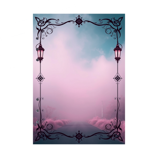 DIN A5 Ringbucheinlagen 6-fach Lochung mit Motiv | Bild Mystic Fog 72