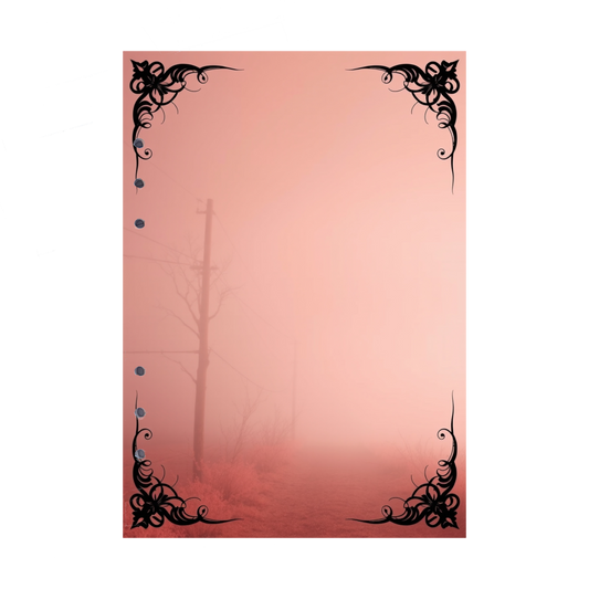 DIN A5 Ringbucheinlagen 6-fach Lochung mit Motiv | Bild Mystic Fog 73