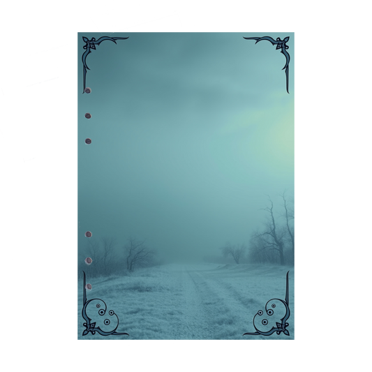 DIN A5 Ringbucheinlagen 6-fach Lochung mit Motiv | Bild Mystic Fog 79