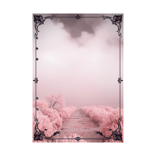 DIN A5 Ringbucheinlagen 6-fach Lochung mit Motiv | Bild Mystic Fog 81