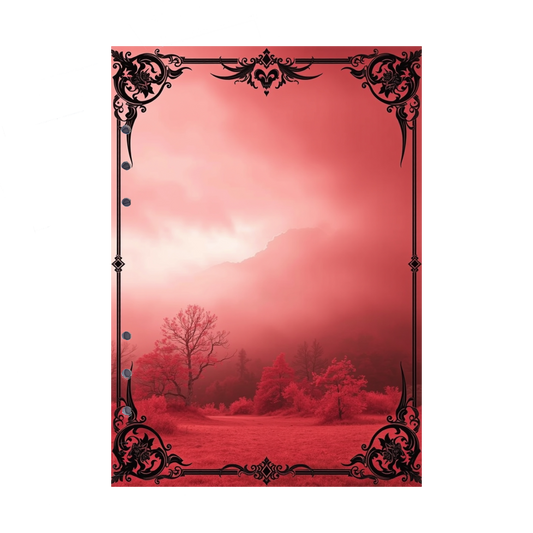 DIN A5 Ringbucheinlagen 6-fach Lochung mit Motiv | Bild Mystic Fog 82