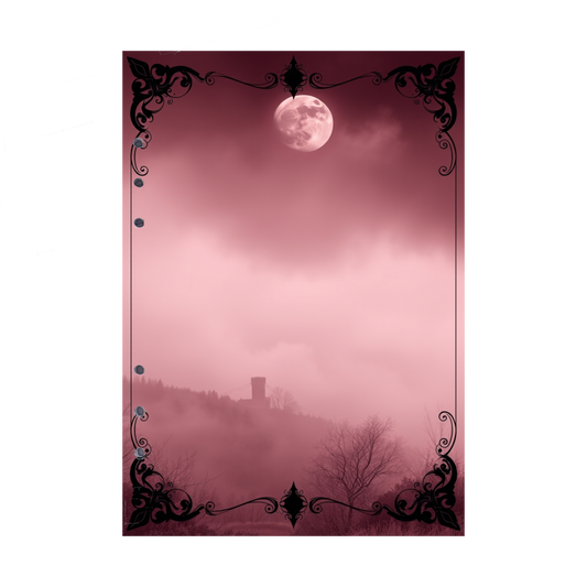 DIN A5 Ringbucheinlagen 6-fach Lochung mit Motiv | Bild Mystic Fog 9