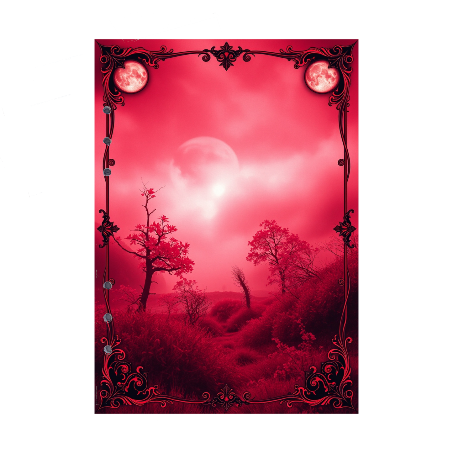 DIN A5 Ringbucheinlagen 6-fach Lochung mit Motiv | Bild Mystic Fog 94