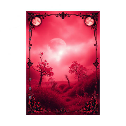 DIN A5 Ringbucheinlagen 6-fach Lochung mit Motiv | Bild Mystic Fog 94